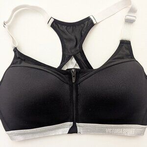 Victoria's Secret Medium Impact Sports Bra Black 34C